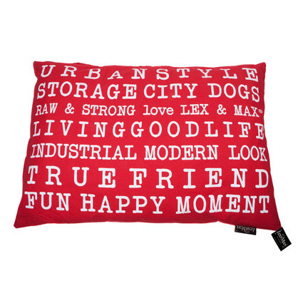 Lex&Max Text Urban - Hondenkussen - Lex&Max