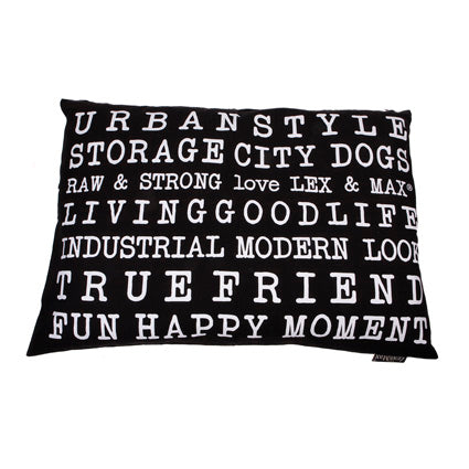 Lex&Max Text Urban - Hondenkussen - Lex&Max