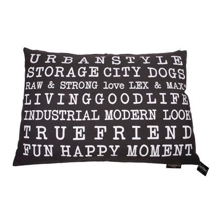 Lex&Max Text Urban - Hondenkussen - Lex&Max