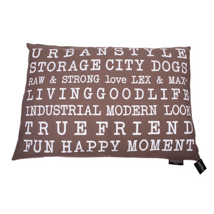 Lex&Max Text Urban - Hondenkussen - Lex&Max