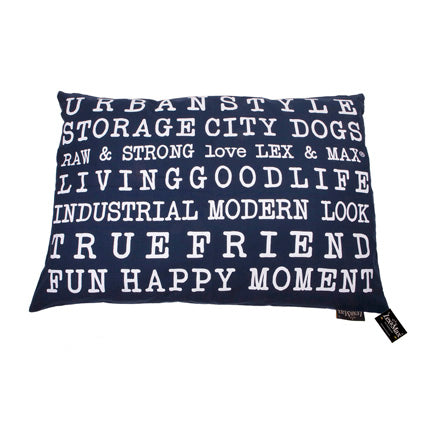 Lex&Max Text Urban - Hondenkussen - Lex&Max