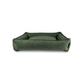 Lex&Max Chicago - Cama para perros - Ortopédica - Verde - 90 × 70 cm