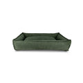 Lex&Max Chicago - Cama para perros - Ortopédica - Verde - 100 × 80 cm