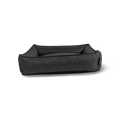 Lex&Max Alaska - Cama para perros - Ortopédica - Negra - 90 × 70 cm