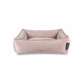 Lex&Max Chicago - Cama para perros - Ortopédica - Rosa - 90 × 70 cm