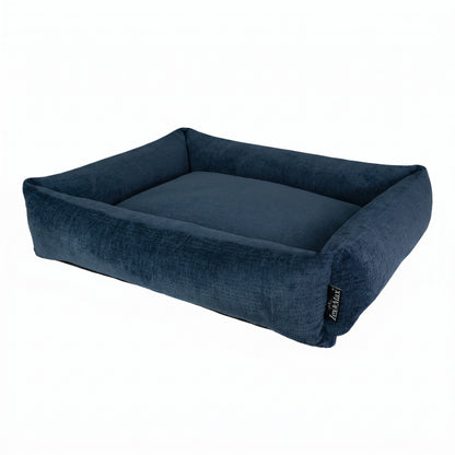 Lex&Max Vienna - Hundbädd - Ortopedisk - Mörkblå - 100 × 80 cm