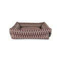 Lex&Max Marrakesh - Dog Bed - Orthopedic - Bordeaux - 80 × 65 cm