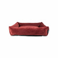 Lex&Max Vienna - Cama para perros - Ortopédica - Burdeos - 100 × 80 cm