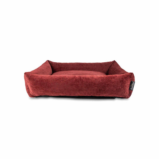 Lex&Max Vienna - Hundbädd - Ortopedisk - Bordeaux - 100 × 80 cm